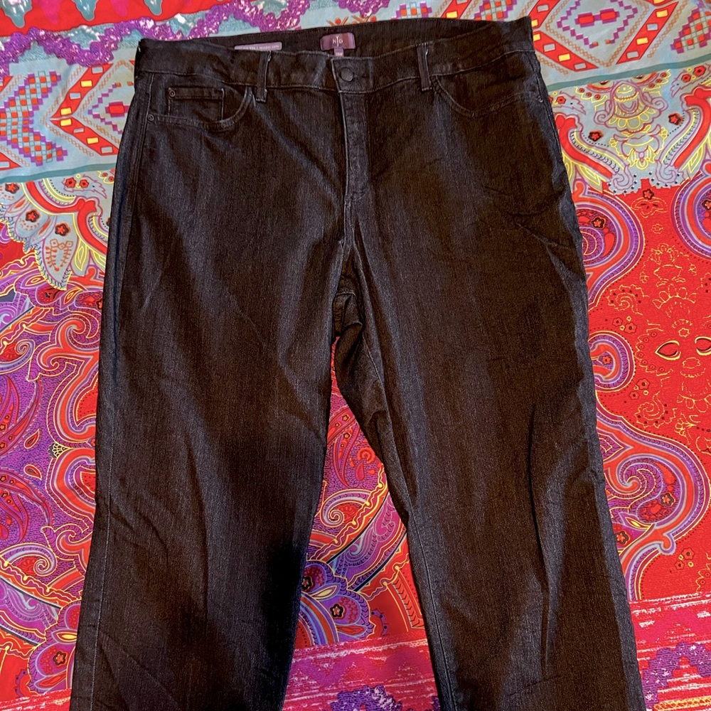 NYDJ Marilyn Capri Dark Wash Stretch Denim Jeans 18W